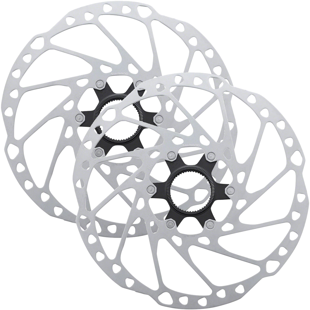 Pack of 2 Shimano SM-RT64 Disc Brake Rotor - 220mm, Center Lock