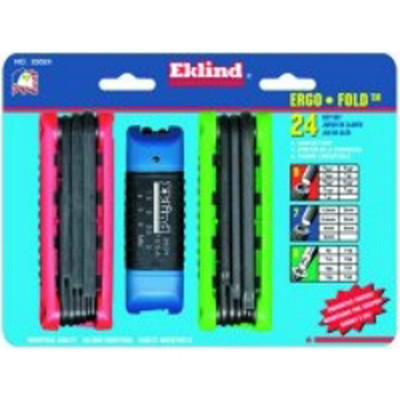 Eklind 25024 24 Piece Combination Ergo Fold Hex Key Sets