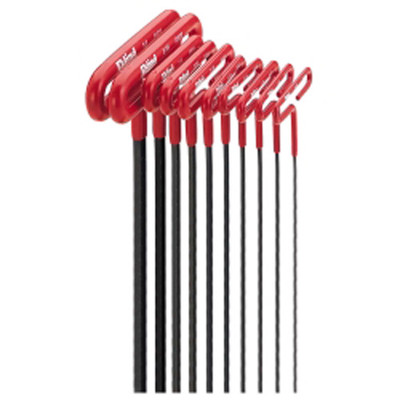 Eklind 53910 10 Piece 9" SAE Cushion Grip T-Handle Hex Key Set