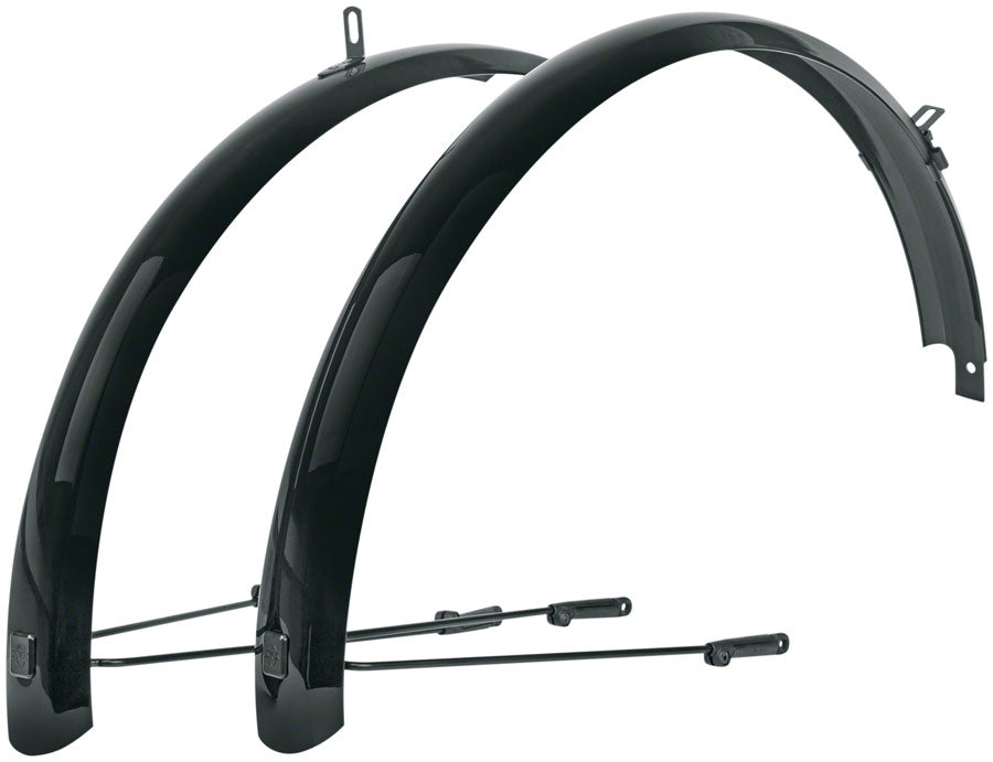 SKS B53 Bluemels Full Coverage Fender Set - 53mm, 24 x 1-1.9", Black