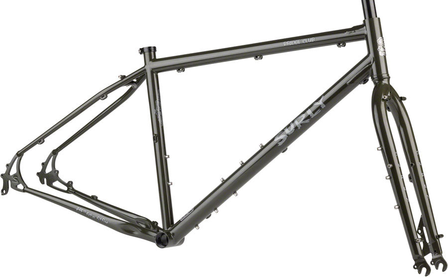 Surly Bridge Club Frameset - 27.5"/700c, Steel, Majestic Moss, X-Large
