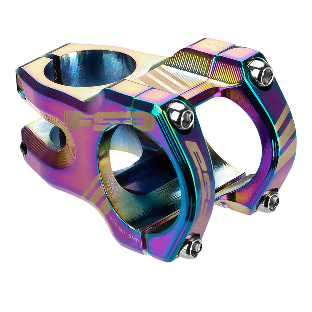 Full Speed Ahead Team Stem 50mm Clamp 35mm +/-6 Deg 1 1/8 in Oil Slick Aluminum