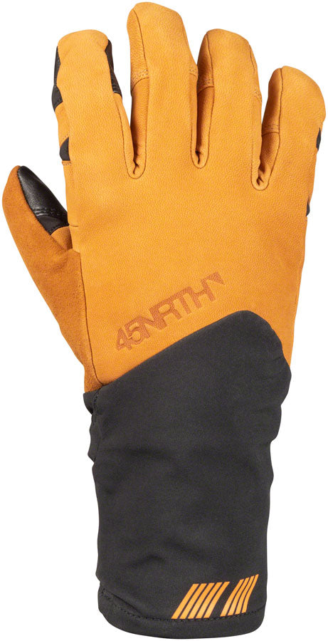 45NRTH 2023 Sturmfist 5 LTR Leather Gloves - Tan/Black, Full Finger, X-Small