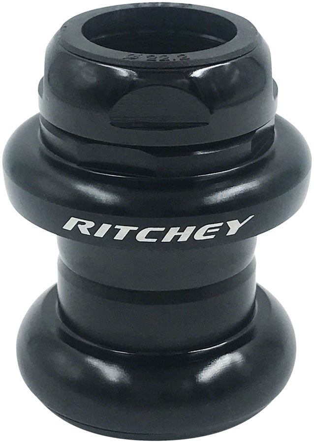 Ritchey RL1 External Cup Headset - 1", Threaded, EC30/25.4, EC30/26, Black