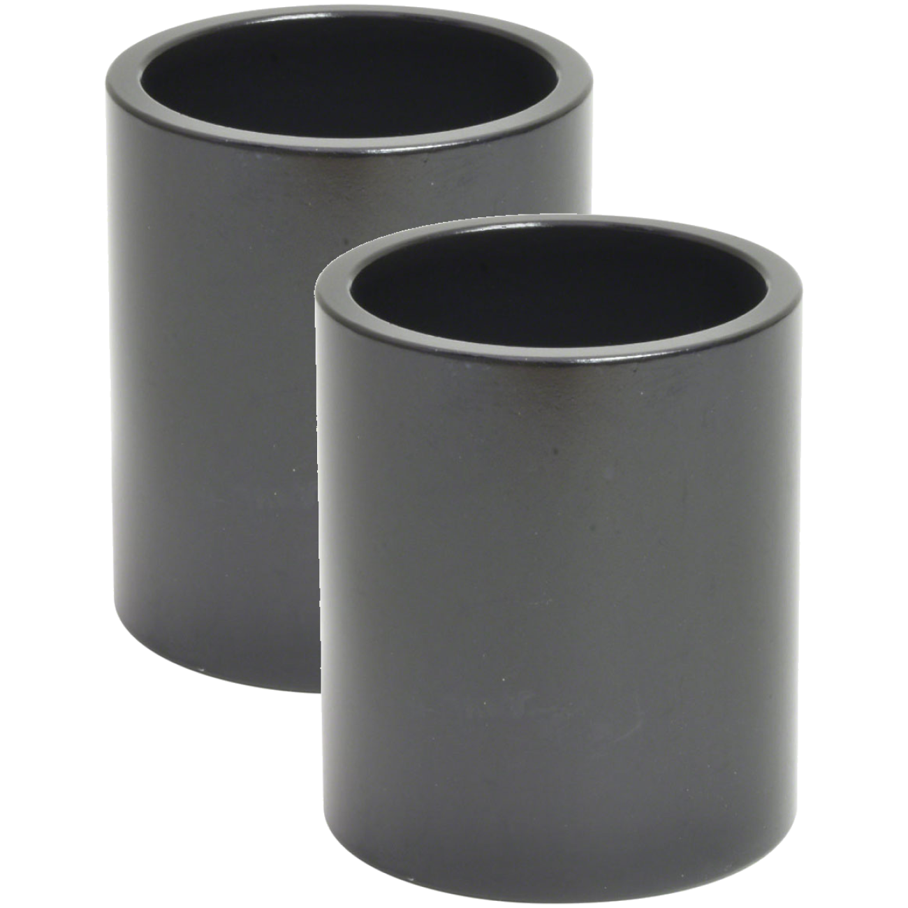 Pack of 2 Wheels Manufacturing Aluminum Headset Spacer - 1-1/8", 40mm, Black