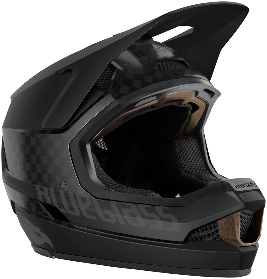 Mountain Bike Helmet Bluegrass Legit Carbon Fiber Full Face MIPS E5-4 MTB Matte Black Large