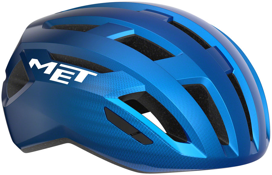 Road Bike Helmet MET Vinci MIPS Road In-Mold EPS Safe-T DUO Fit Glossy Blue Metallic Large