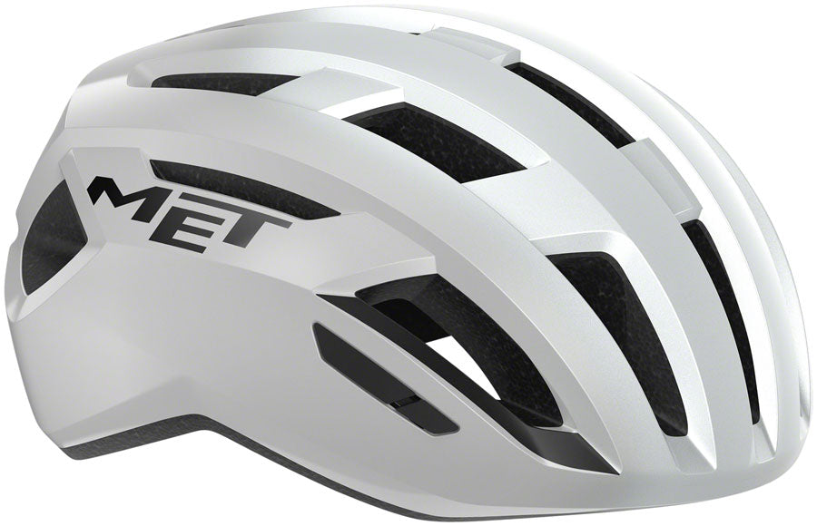 Road Bike Helmet MET Vinci MIPS Road In-Mold EPS Safe-T DUO Fit Matte White/Silver, Small