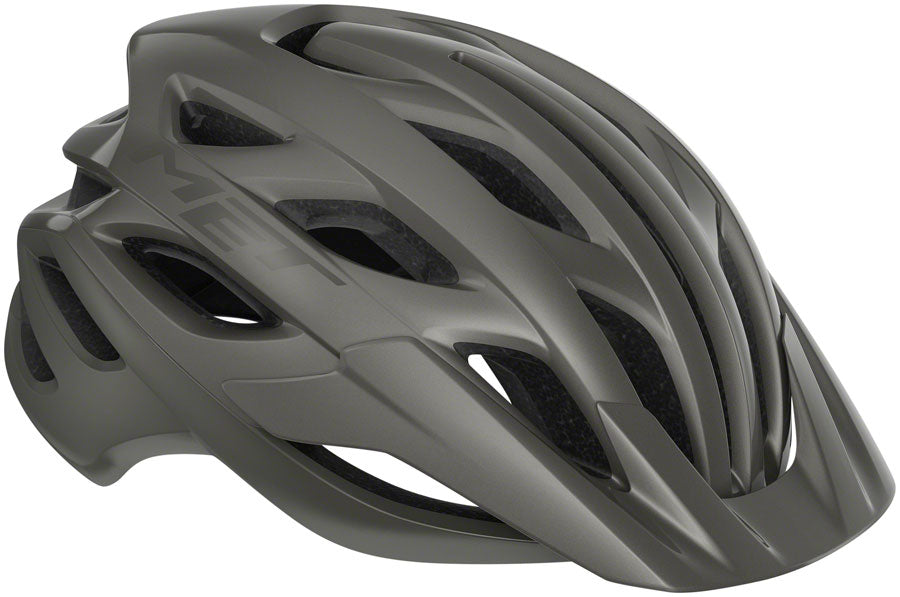 Mountain Bike Helmet MET Veleno MIPS MTB In-Mold Safe-T Upsilon Matte Titanium Metallic, Large
