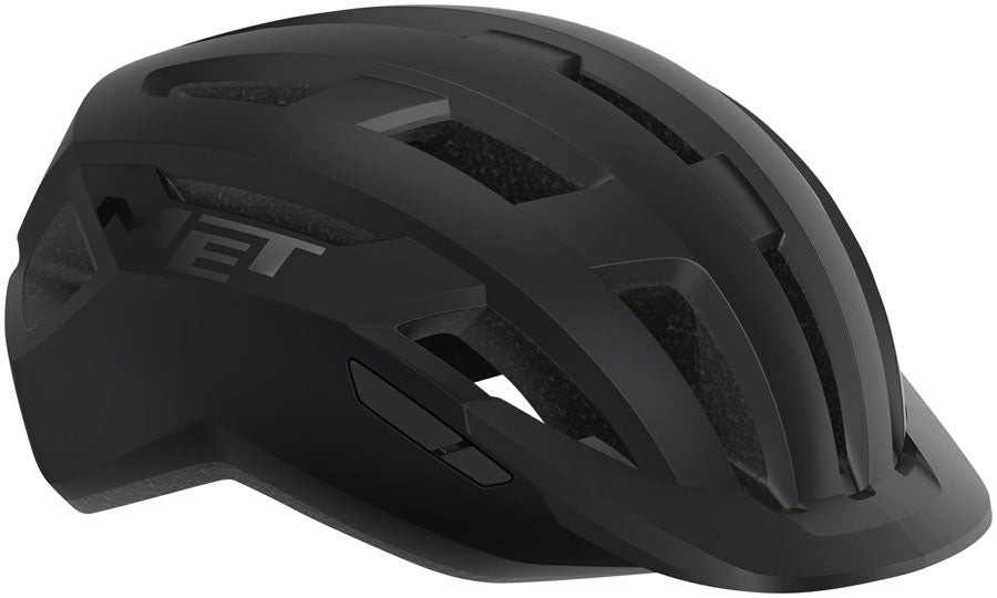 Road Bike Helmet MET Allroad MIPS-C2 In-Mold Safe-T E-DUO Fit W/ Light Matte Black Large