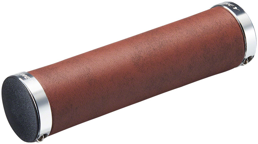 Ritchey Classic Locking Grips - Leather, Brown Dual Locking Rings