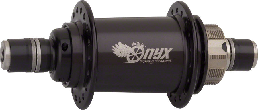 Onyx BMX Pro Rear Hub - 3/8", 10 x 110mm, Black, 28H