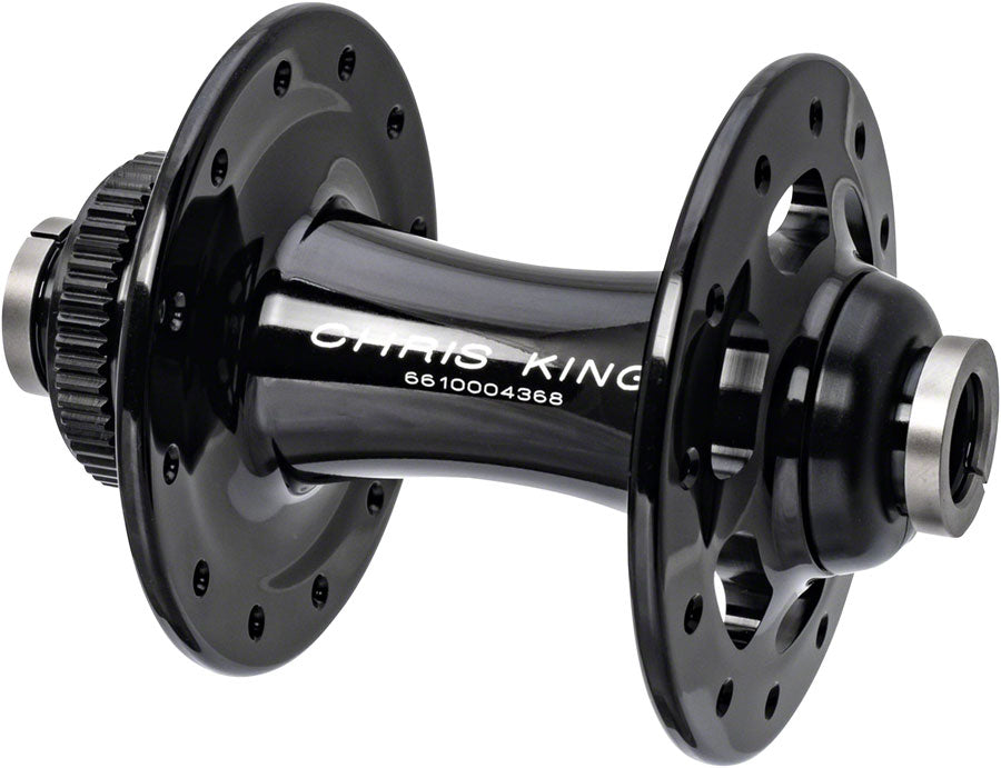 Chris King R45D Front Hub - 12 x 100mm, Center-Lock, Black, 24H