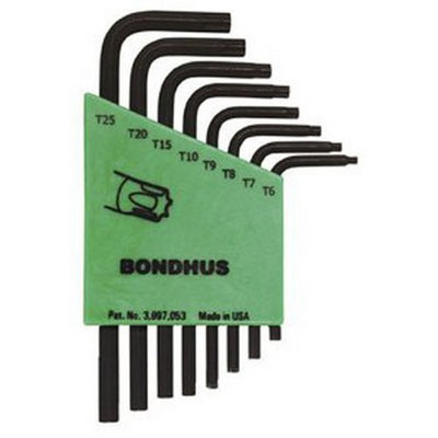 Bondhus 31732 8pc Set Star L-Wr S Arm -T6-T2