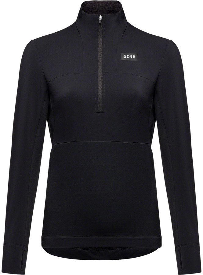 Gorewear Trail KPR Hybrid 1/2-Zip Jersey - Black, Women's, Large