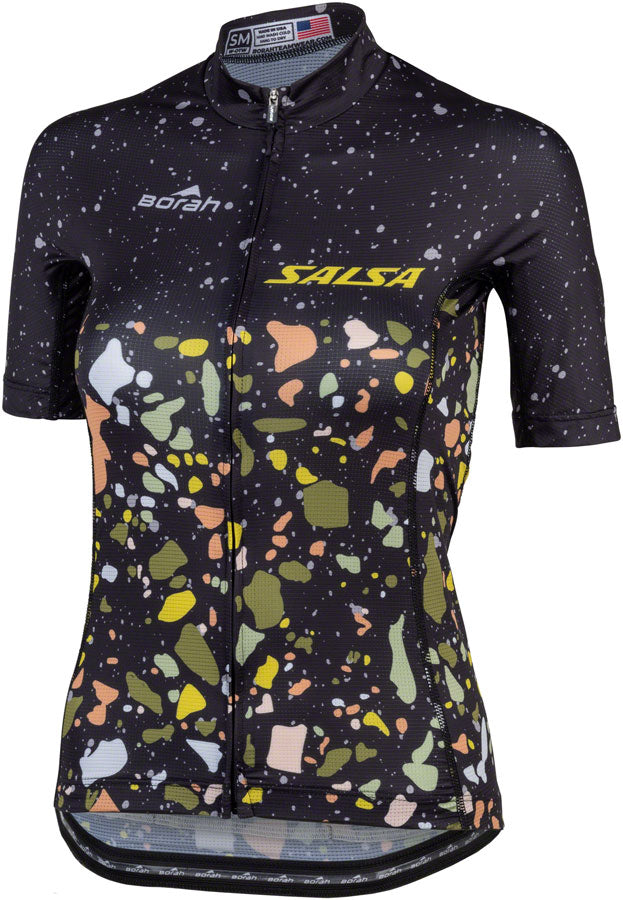Salsa Women's Terrazzo Aero Jersey - Medium, Black
