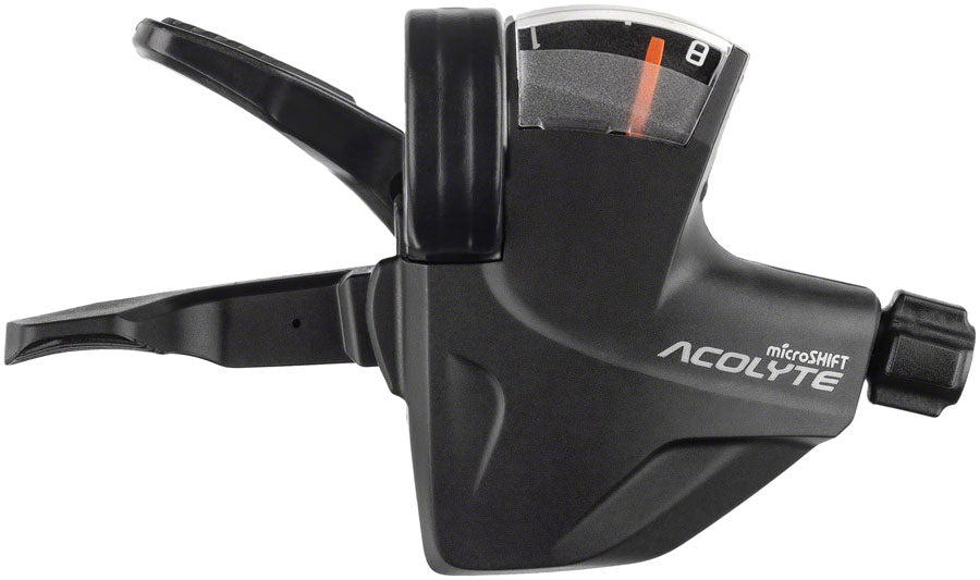 microSHIFT Acolyte Quick Trigger Pro Right Shifter 1x8 Speed Gear Indicator