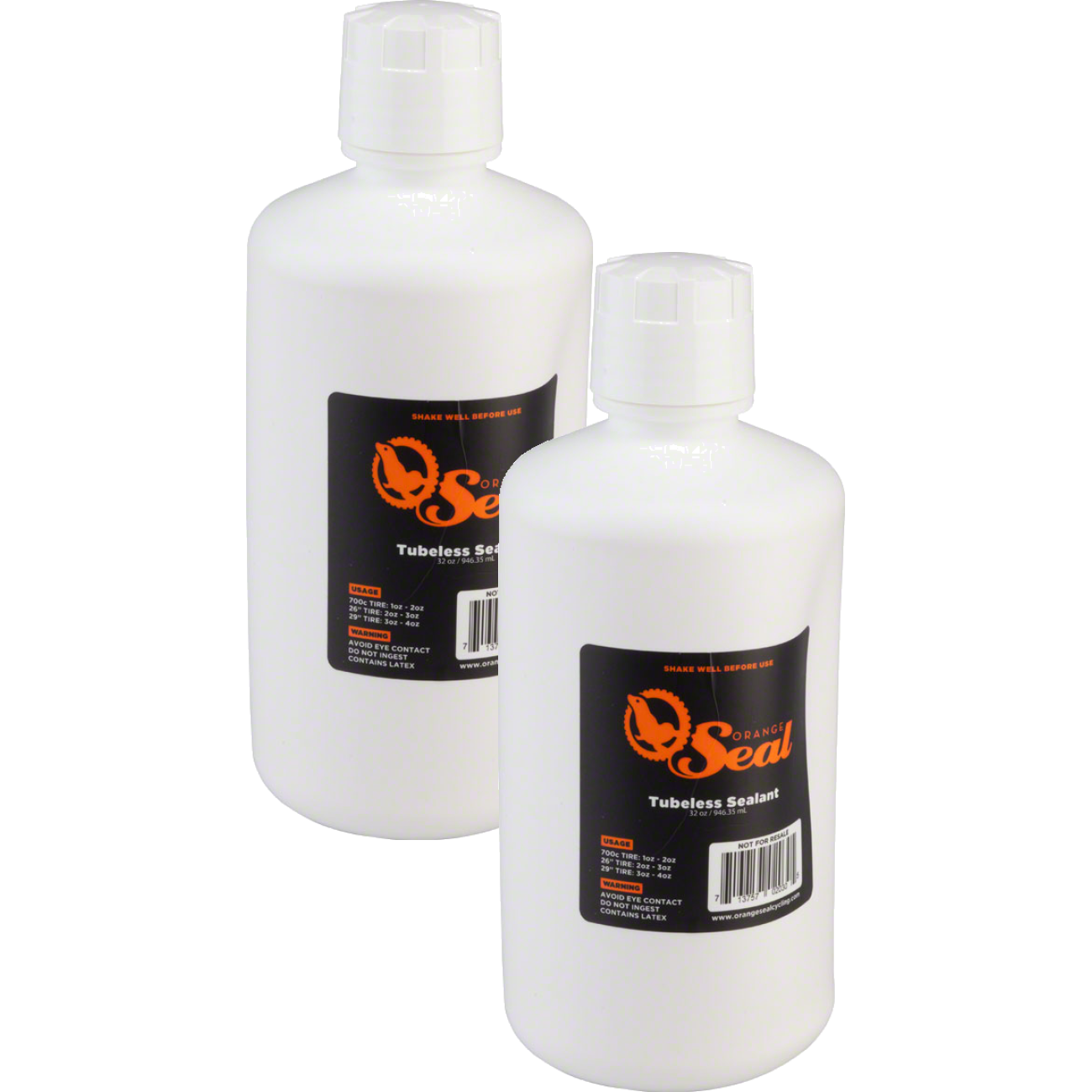 Pack of 2 Orange Seal Tubeless Tire Sealant Refill - 32oz