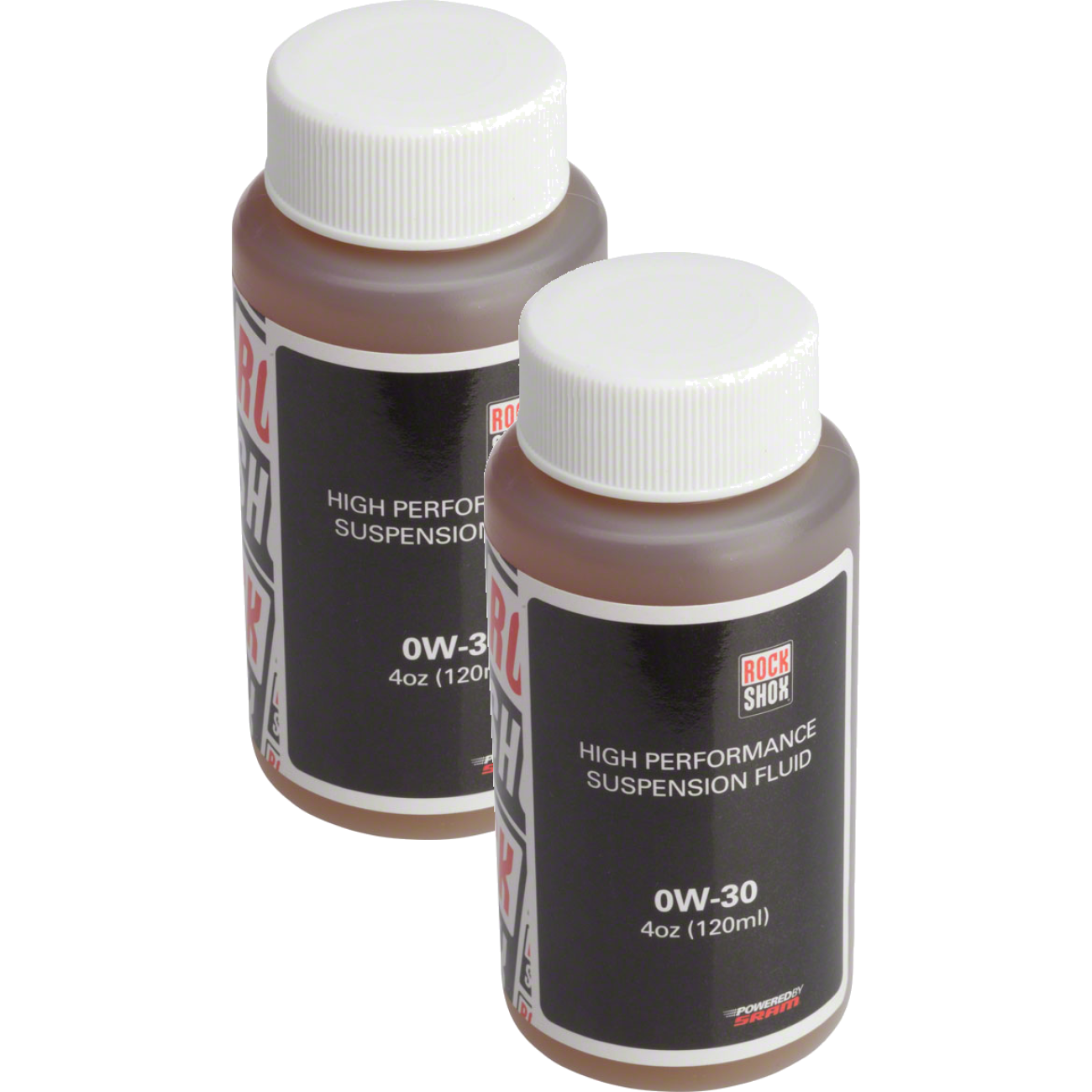 Pack of 2 RockShox Suspension Oil, 0W-30, 120ml Bottle, Pike/Lyrik B1