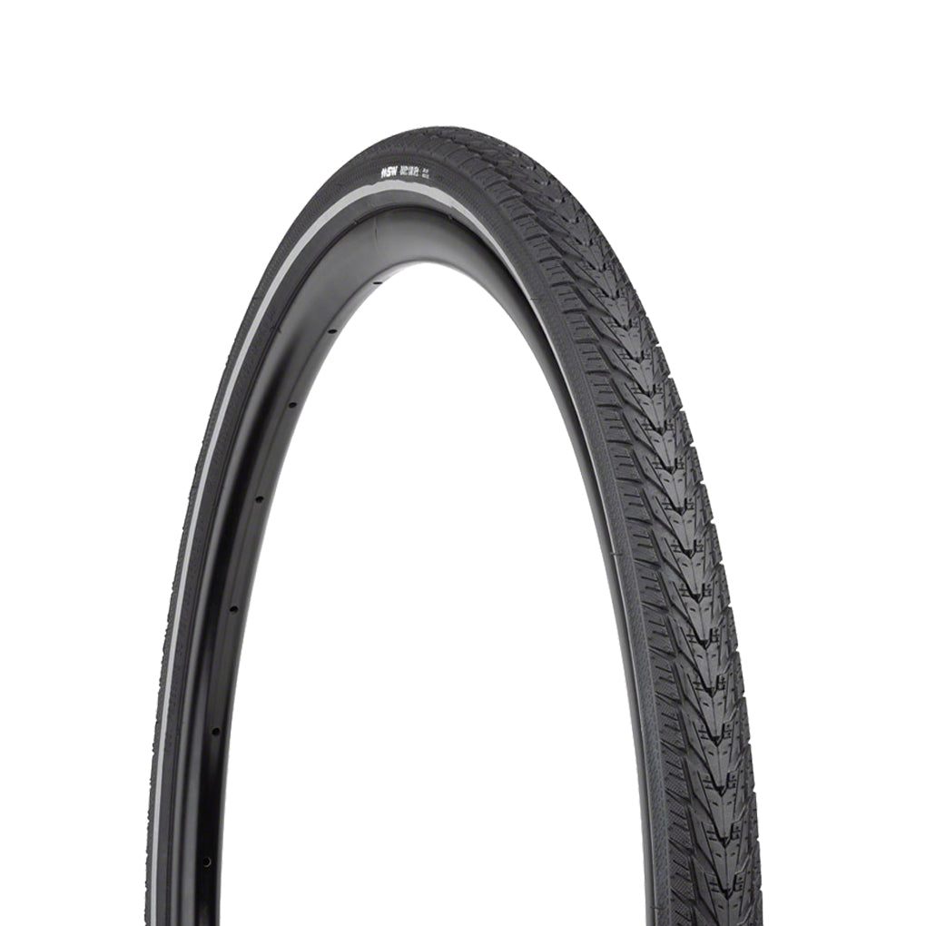 MSW Daily Driver Tire - 700 x 38, Black, Rigid Wire Bead, Reflective Sidewall, 33tpi 17-000330