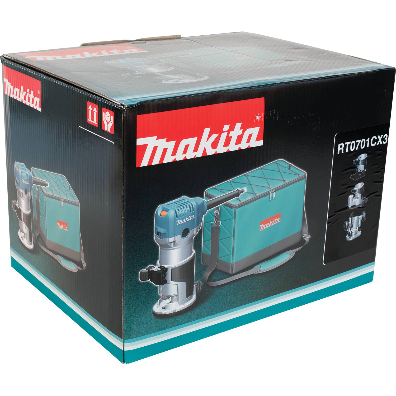Makita RT0701CX3 1'1/4 HP Compact Router Kit - Image 4
