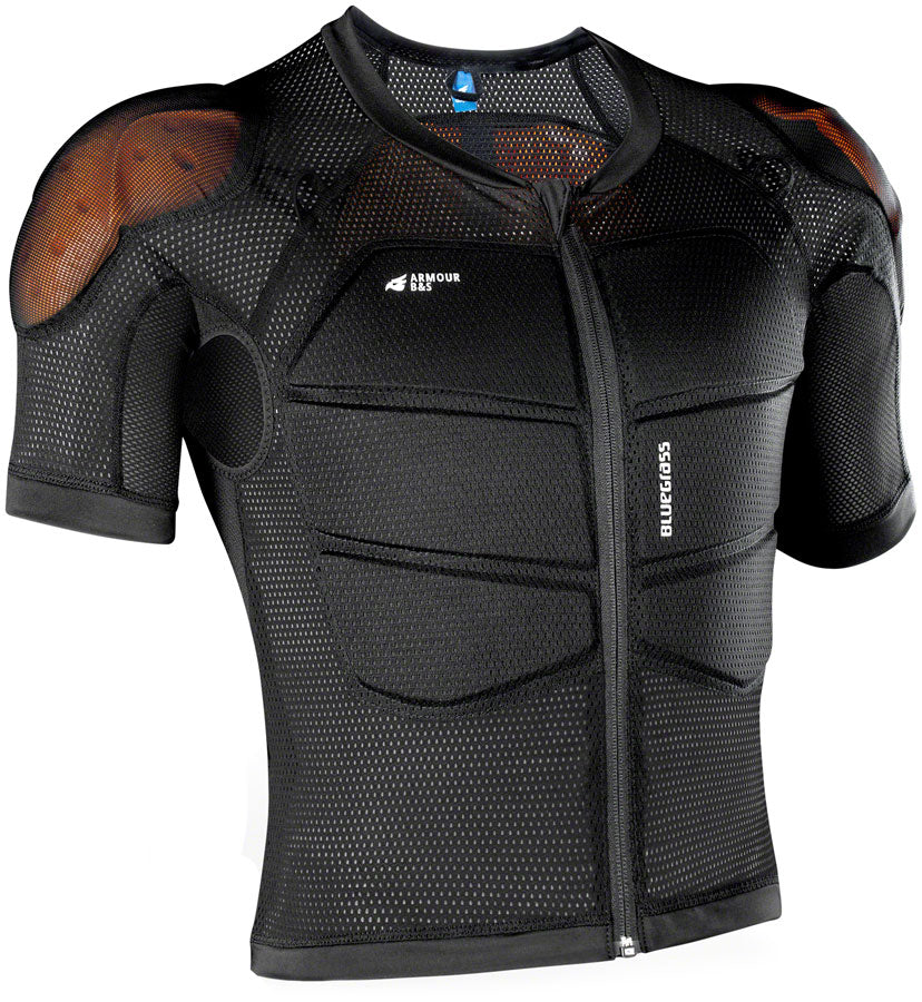 Bluegrass B And S D30 Body Armor - Black, Large Stretch Mesh Ergonomic Fabric