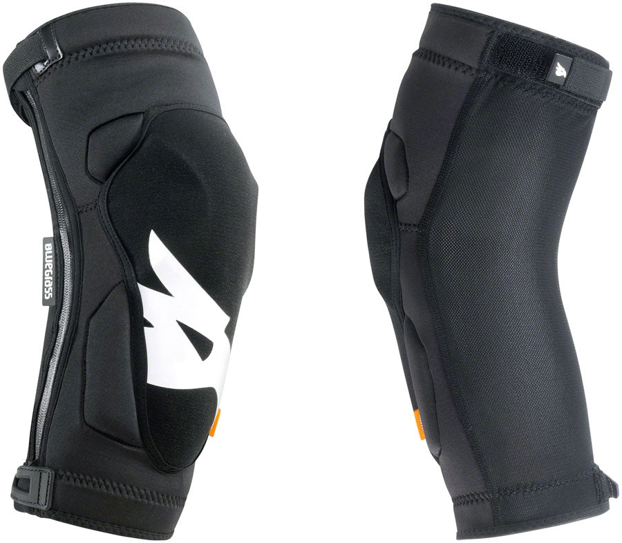 Bluegrass Solid D3O Knee Pads - Black, Large Extended Sleeve Silicone Grippers