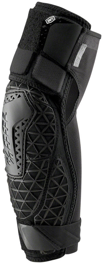 100% Surpass Elbow Guards - Black, Small Embossed Foam Padding w/ Ventilation