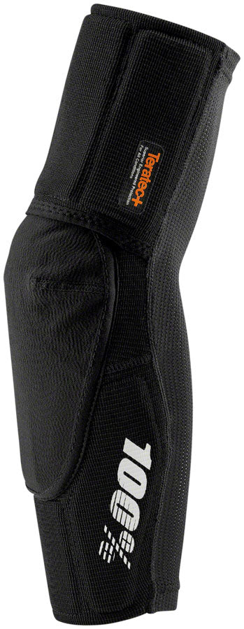 100% Teratec + Elbow Guards - Black, X-Large Fully Ventilated Rear Mesh