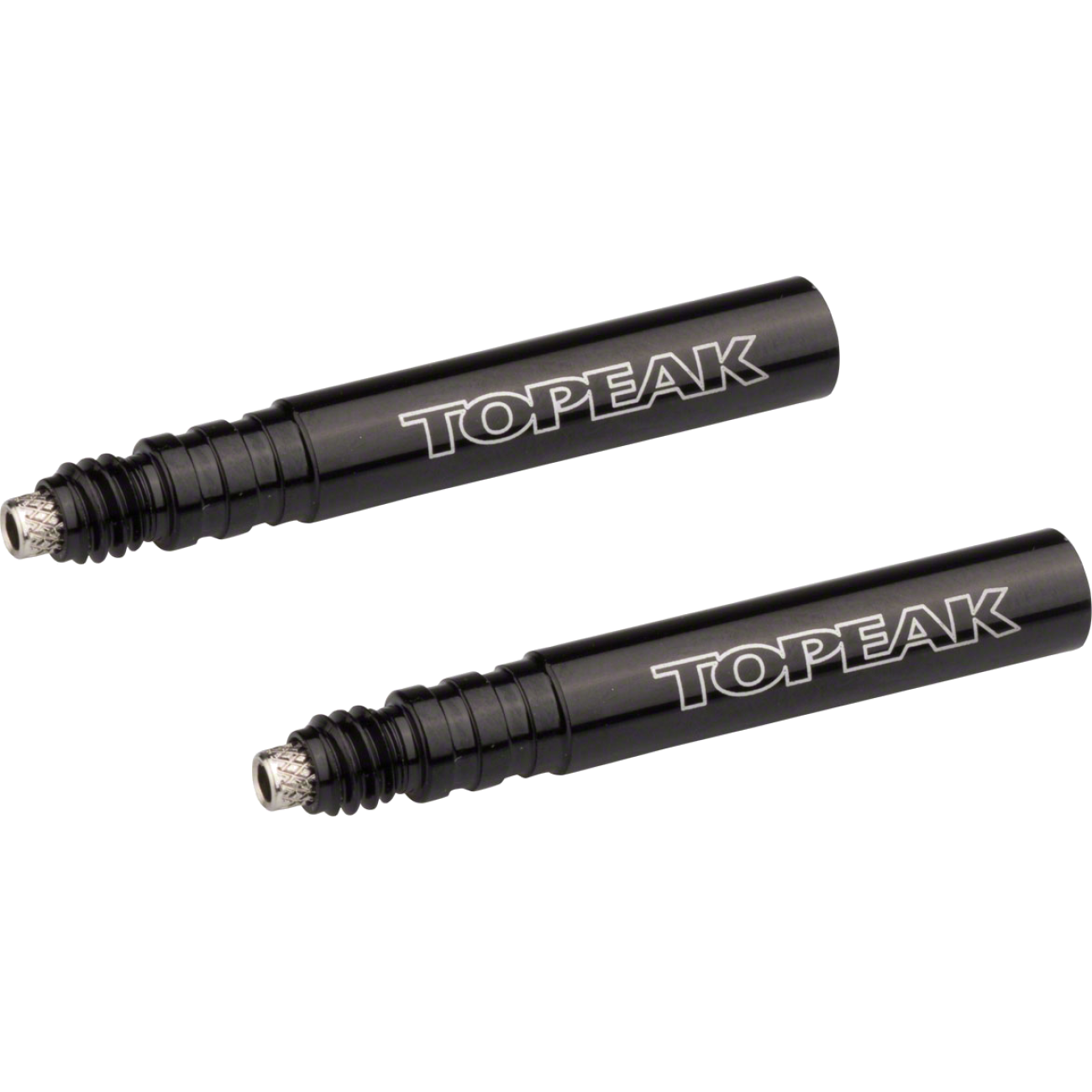 Pack of 2 Topeak Presta Valve Extender 60mm Black Provides Access