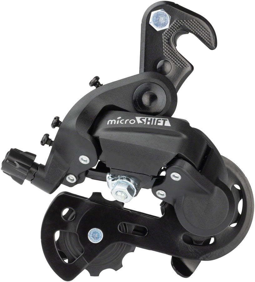 microSHIFT M21 Rear Derailleur - 6 7 Speed Super Short Cage Dropout Claw