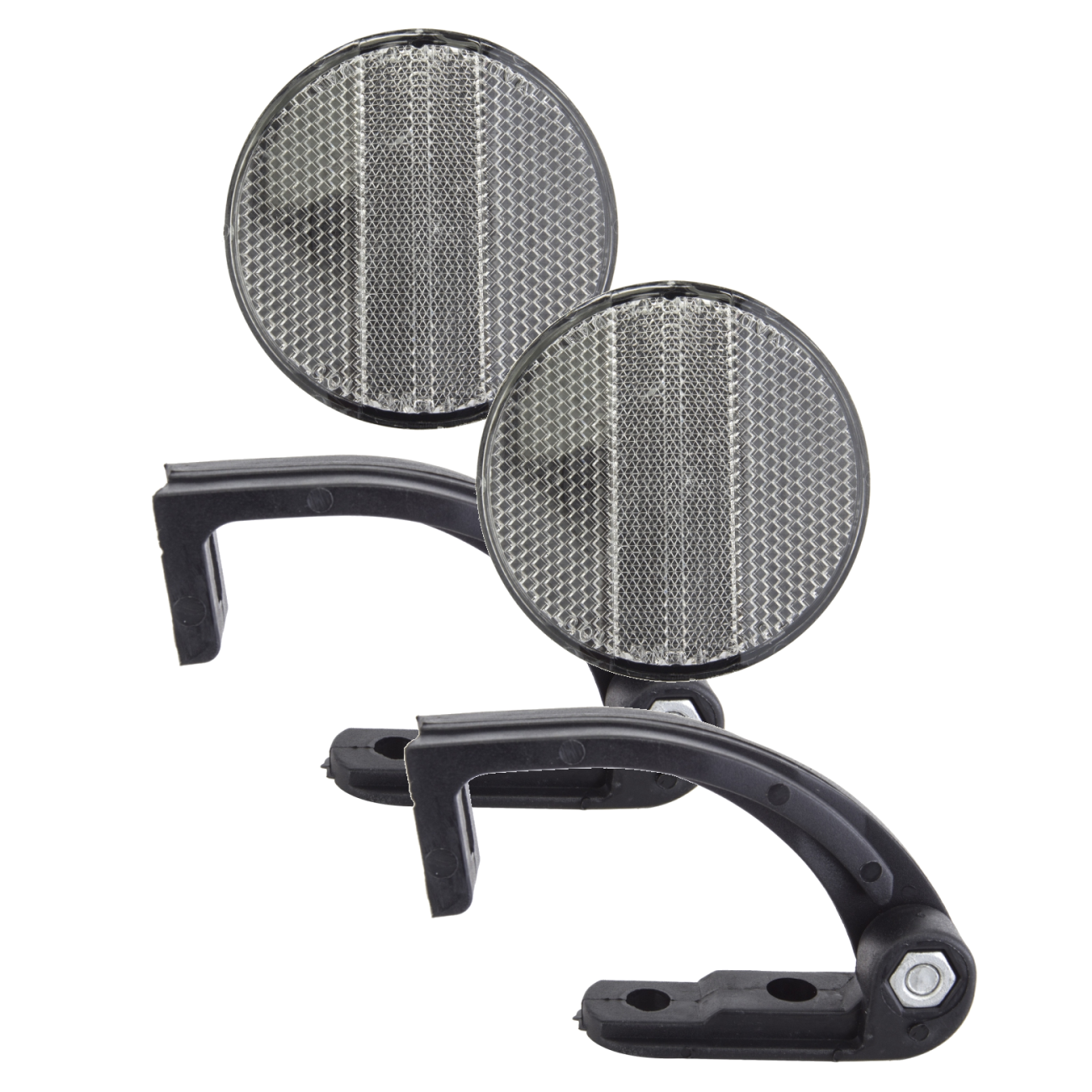 Pack of 2 Sunlite Reflectors w/Bracket Front Wht