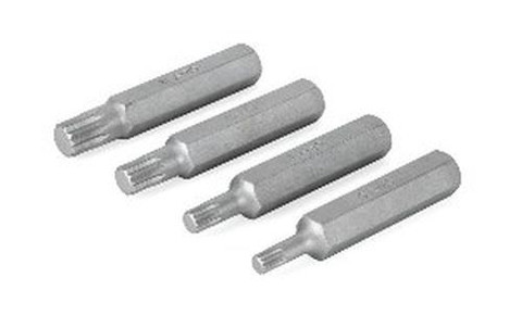 Titan Tools 16164 XZN Triple Square Bit Set, 4 Piece