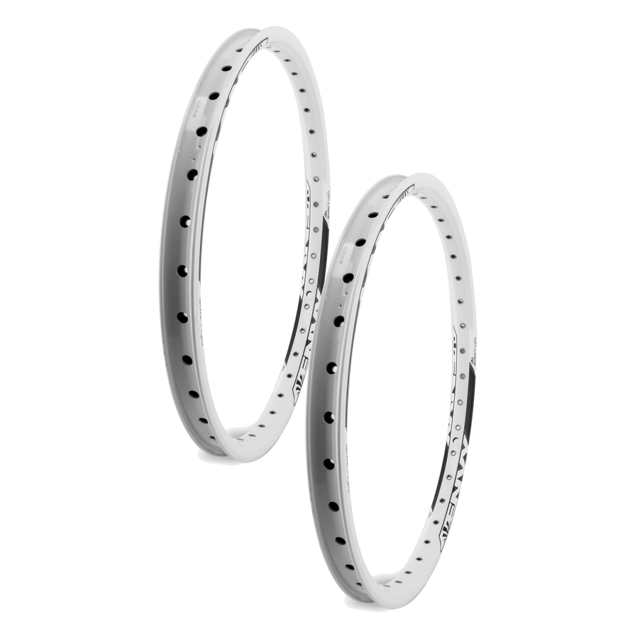 Pack of 2 Envy FT Sun Ringle 20in Envy FT White 36 | Eyeletted Spoke Holes