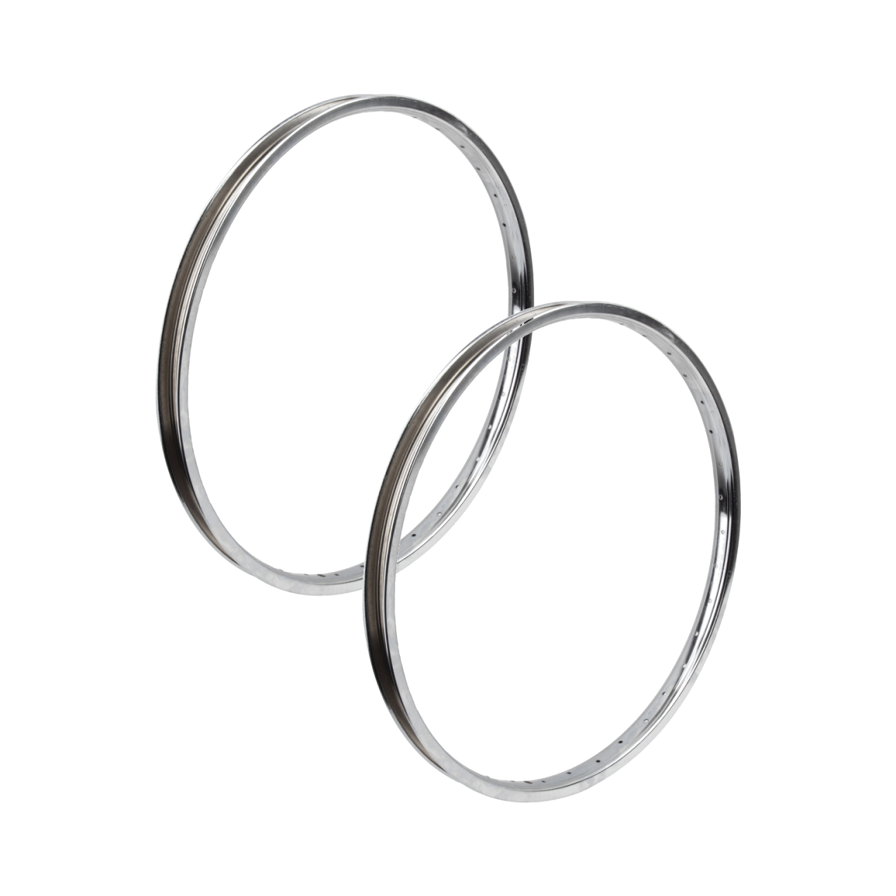 Pack of 2 Steel 7X Wheel Master 24in Steel 7X Chrome 36