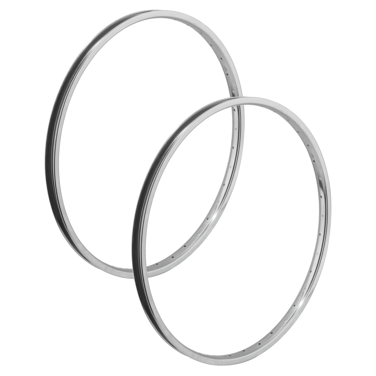 Pack of 2 Steel 004A Wheel Master 18in Steel 004A Chrome 28