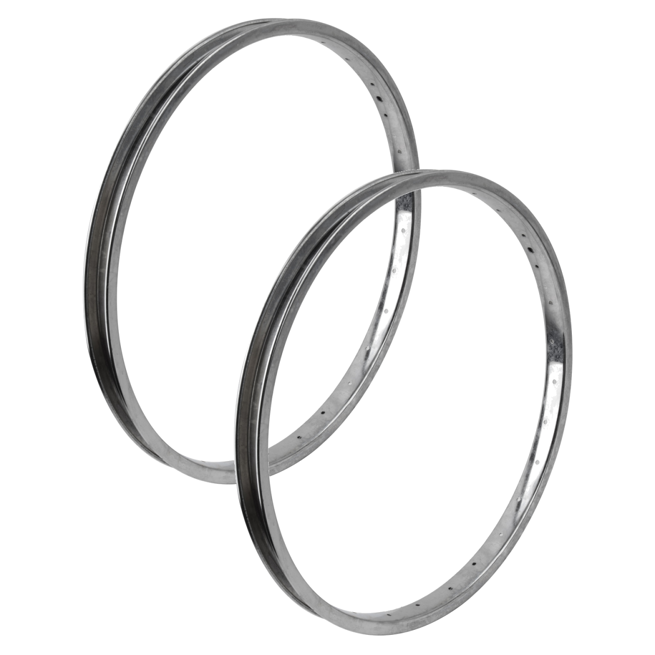 Pack of 2 Steel 004A Wheel Master 22in Steel 004A Chrome 28