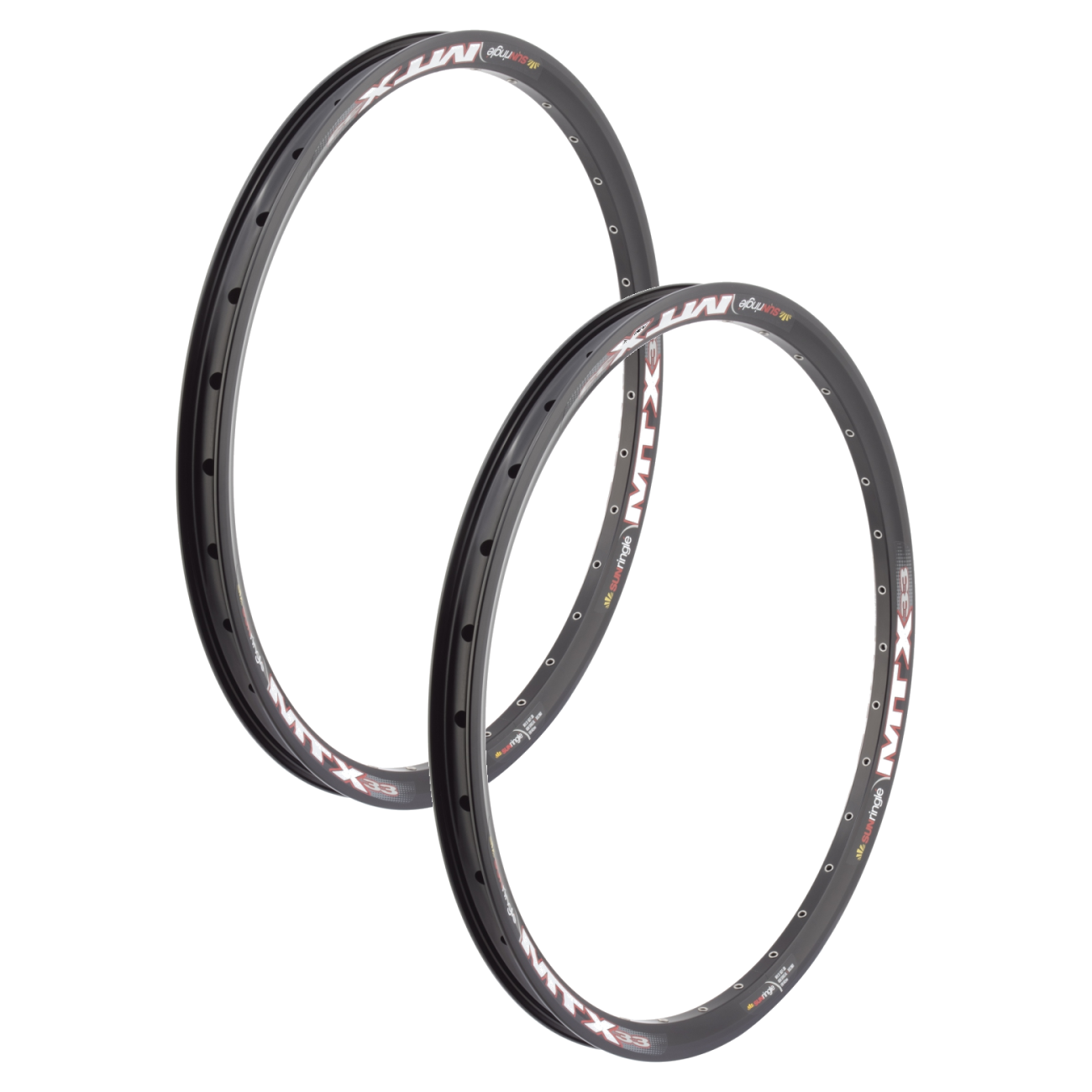 Pack of 2 MTX-33 Sun Ringle 24in MTX-33 Black 32