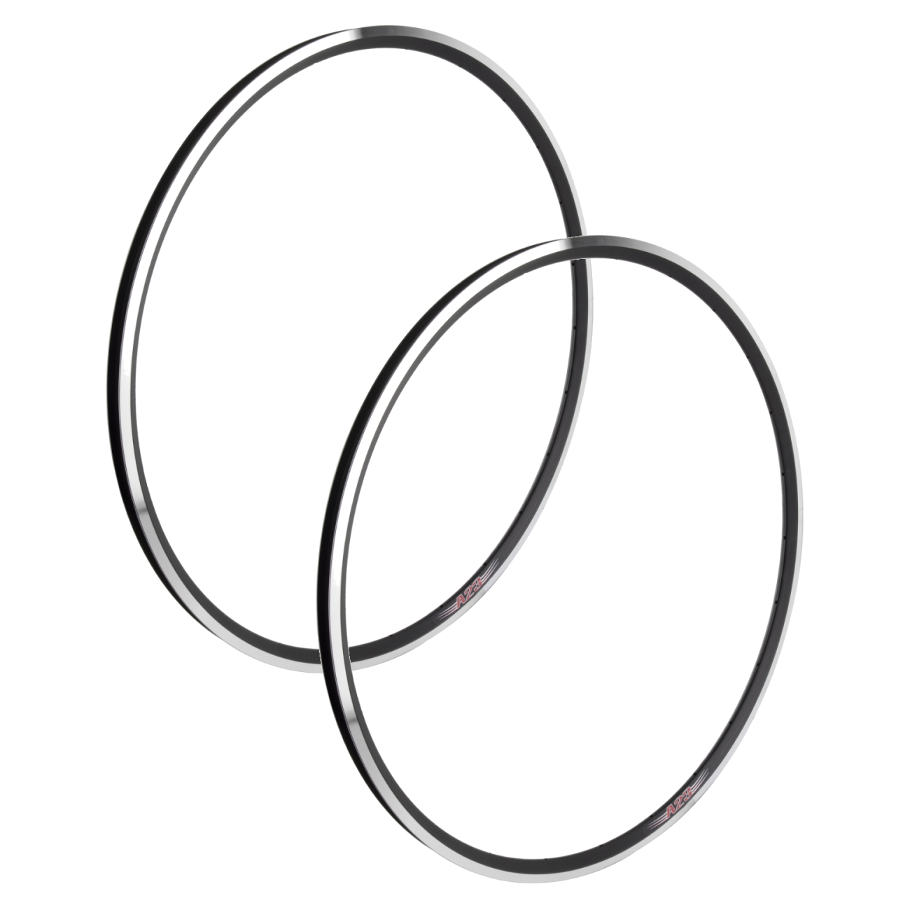 Pack of 2 Velocity A23 Rim - 700, Rim, Black, 24H, Clincher