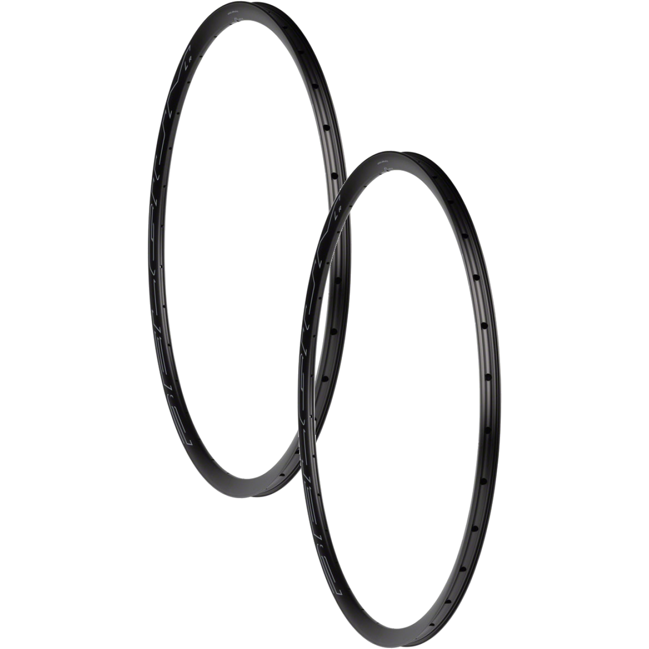 Pack of 2 HED Belgium R Rim - 700, Disc, Black, 28H