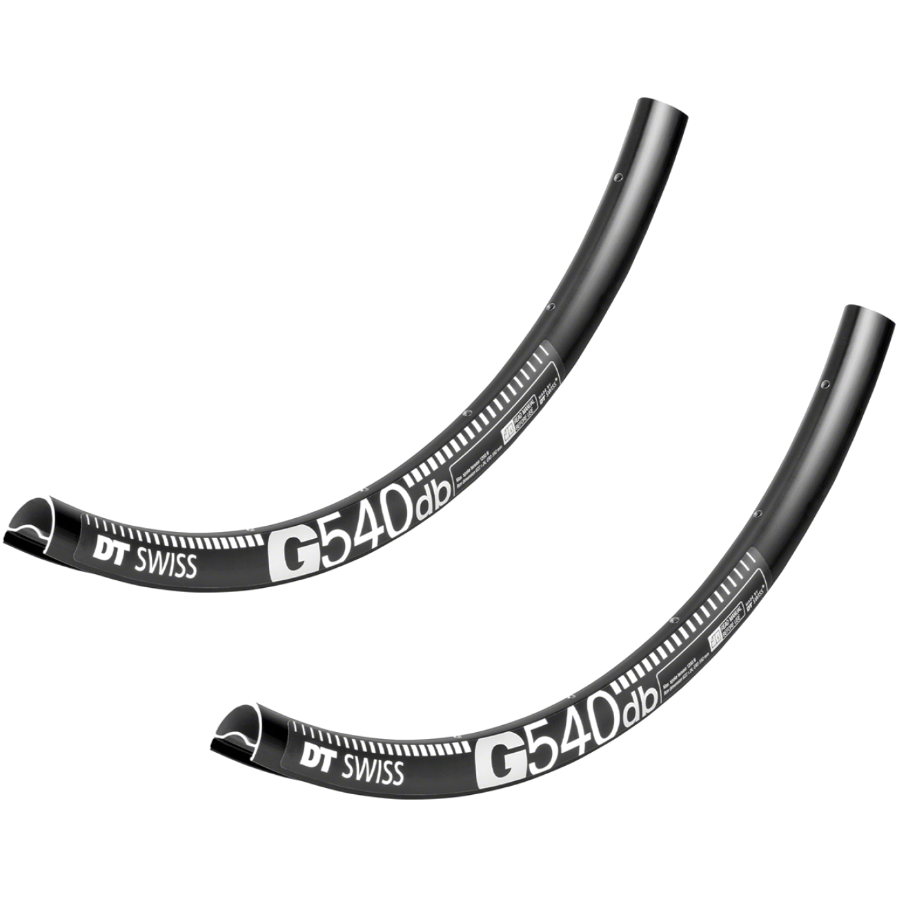 Pack of 2 DT Swiss G 540 Alloy Rim 650b Clincher Disc Brake Only Black