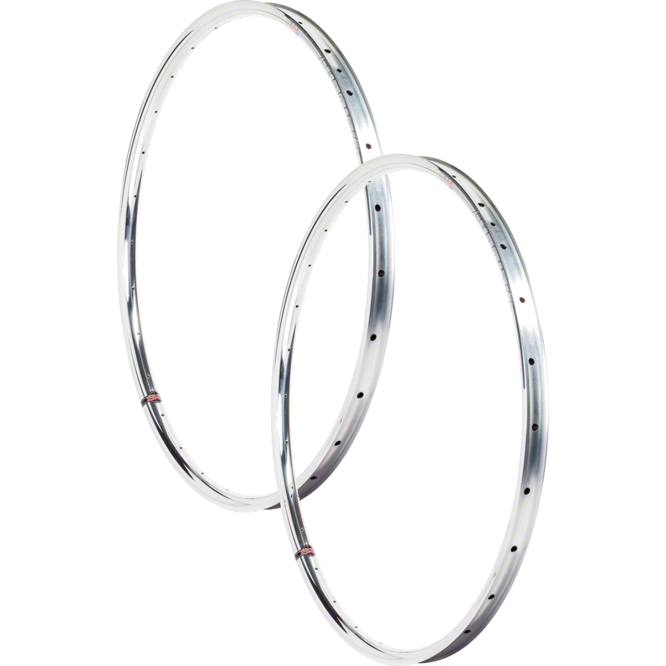 Pack of 2 Velocity Blunt SS Rim - 27.5", Disc, Polished Silver, 32H, Clincher