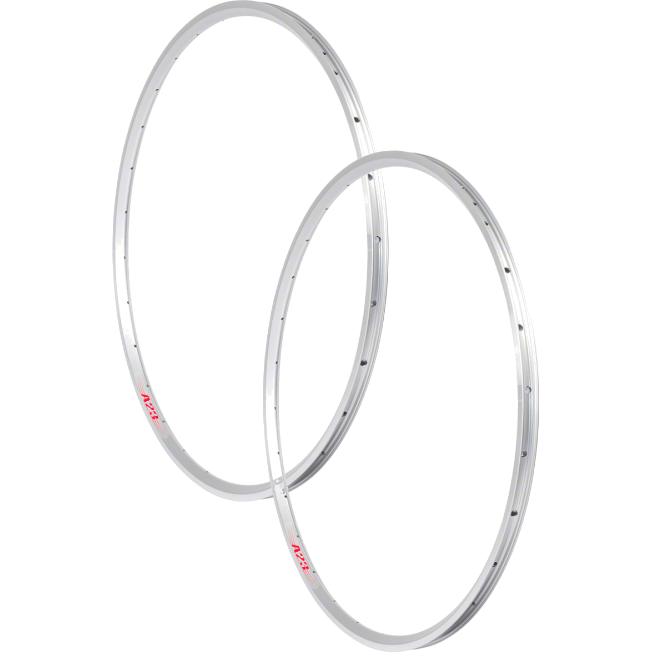 Pack of 2 Velocity A23 Rim - 700, Rim, Silver, 32H, Clincher