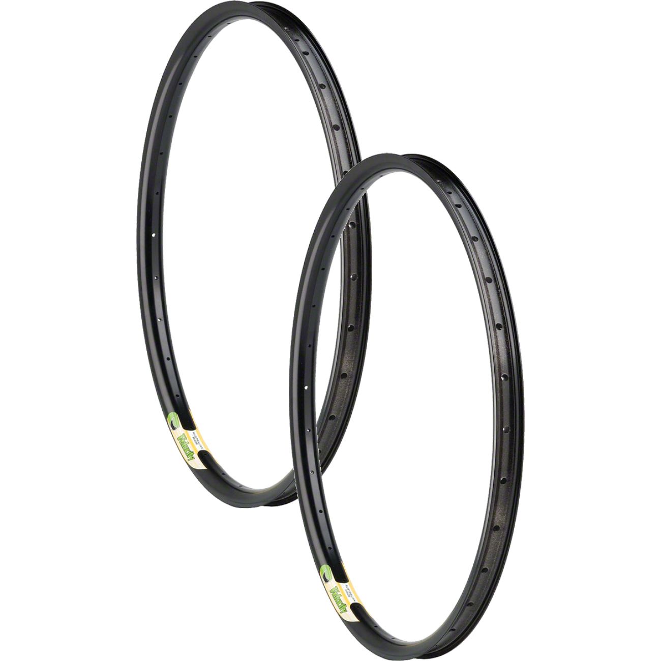 Pack of 2 Velocity Blunt 35 Rim - 700, Disc, Black, 36H, Clincher
