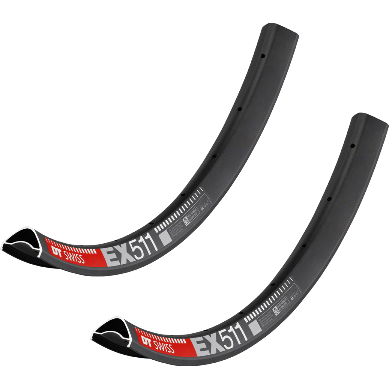 Pack of 2 DT Swiss EX 511 29" Tubeless Ready Disc Rim 32h Black