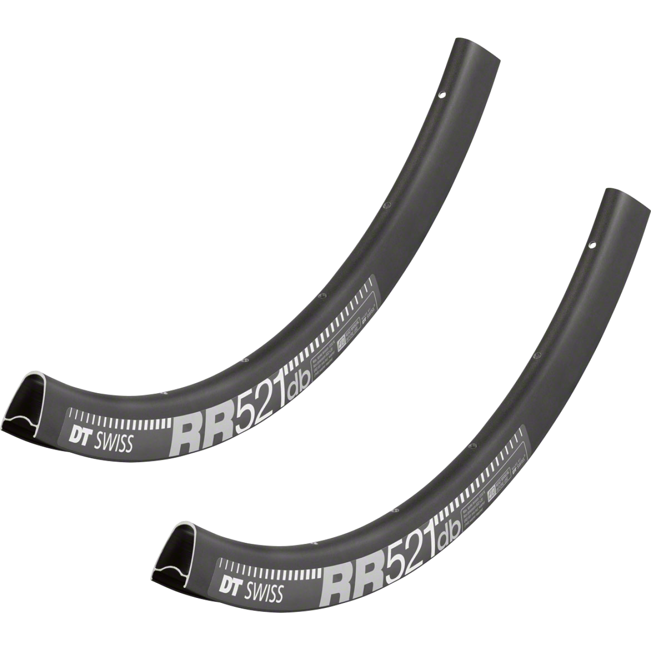 Pack of 2 DT Swiss RR 521 700c Tubeless Ready Road Disc Rim 24h