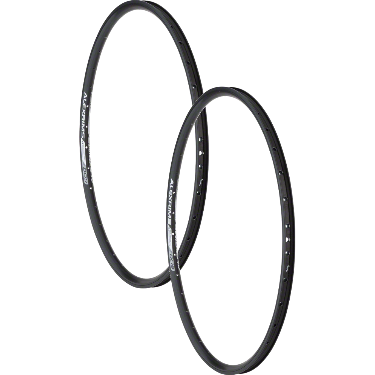 Pack of 2 Alex DC19 Rim 26 Disc Black 36H Clincher Bike Bicycle Schrader