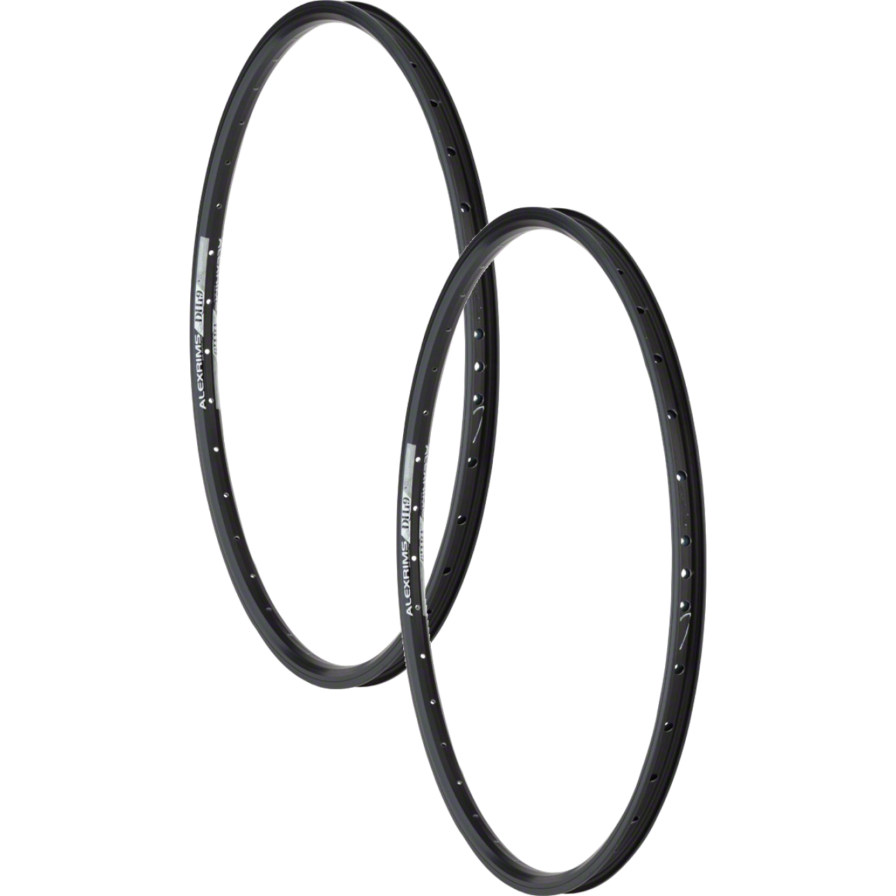 Pack of 2 Alex DH19 Rim - 26 Disc Black 36H Clincher Bike Bicycle Presta