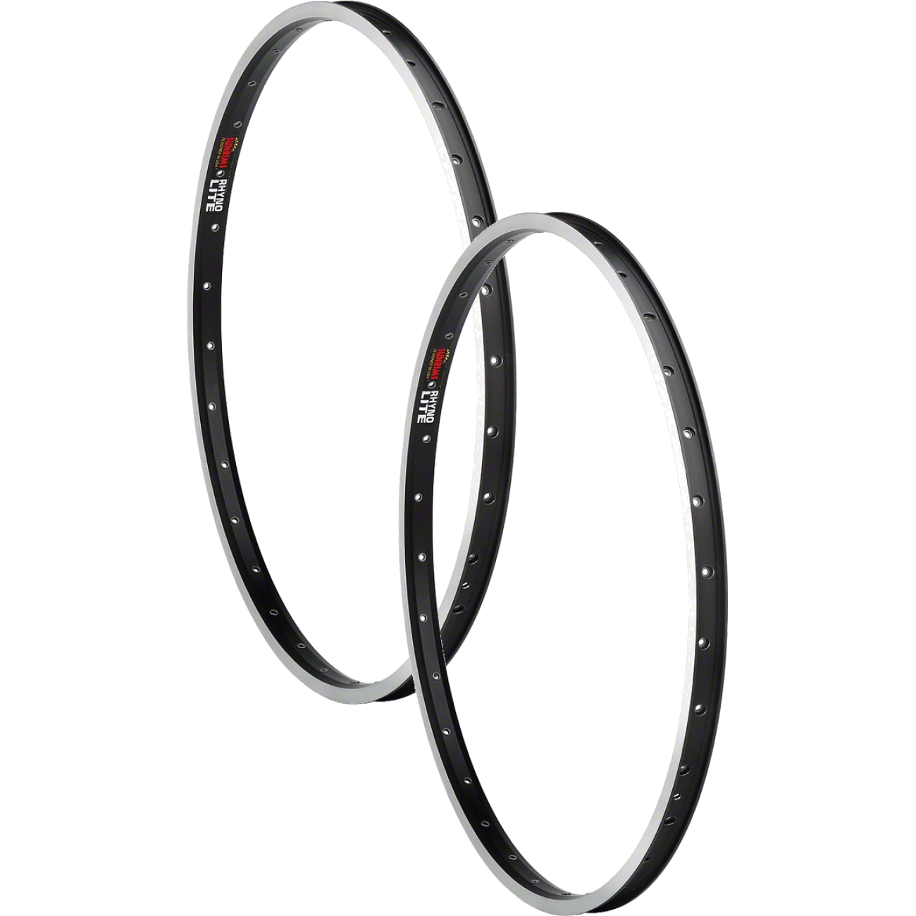Pack of 2 Sun Ringle Rhyno Lite Rim - 26", Rim, Black/Silver, 36H, Clincher