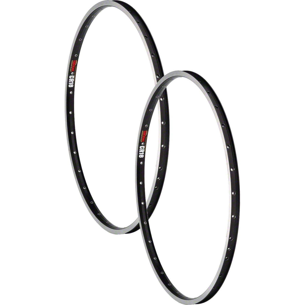Pack of 2 Sun Ringle CR-18 Rim - 26", Rim, Black/Silver, 32H, Clincher